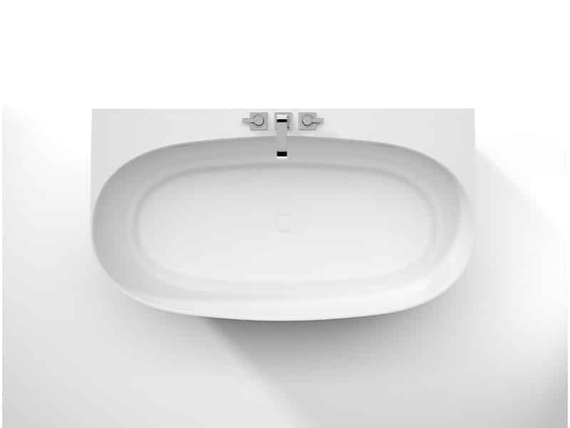 Emilia - On wall badekar - 158×86