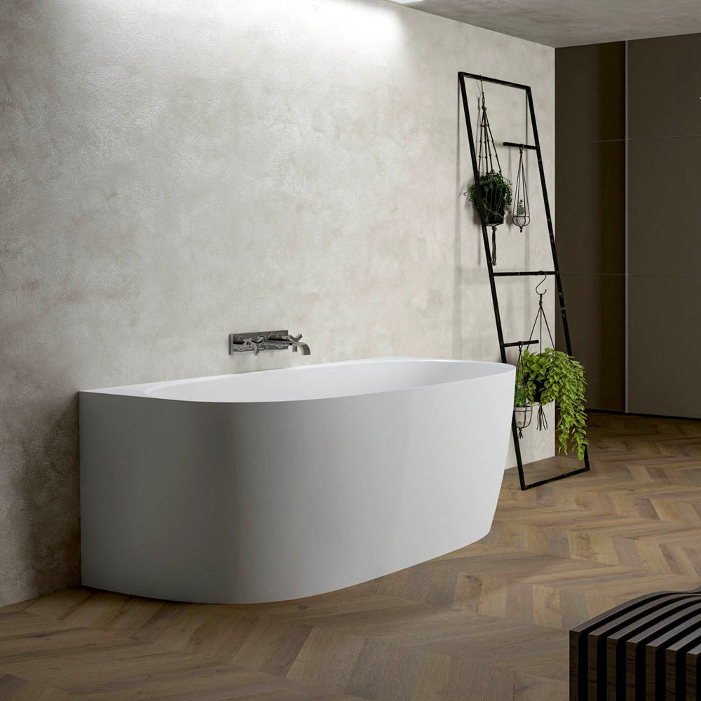 Emilia - On wall badekar - 158×80cm