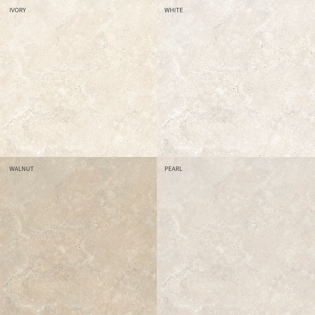 Travertin-naturstenslook