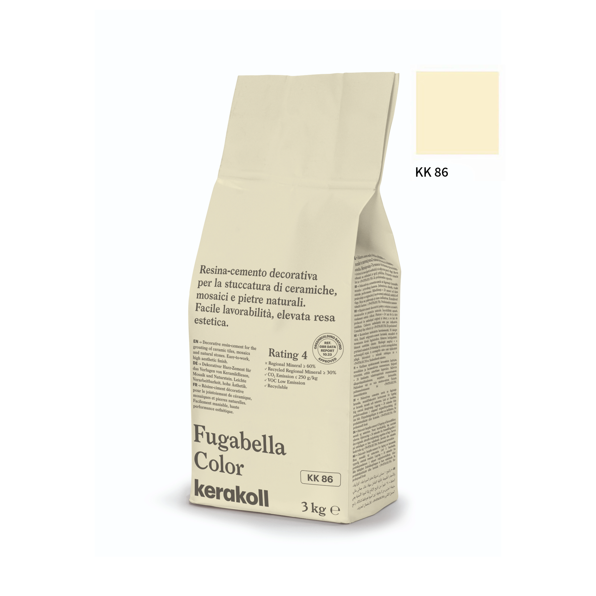 Kerakoll Fugabella Color cementfuge - 50 farver