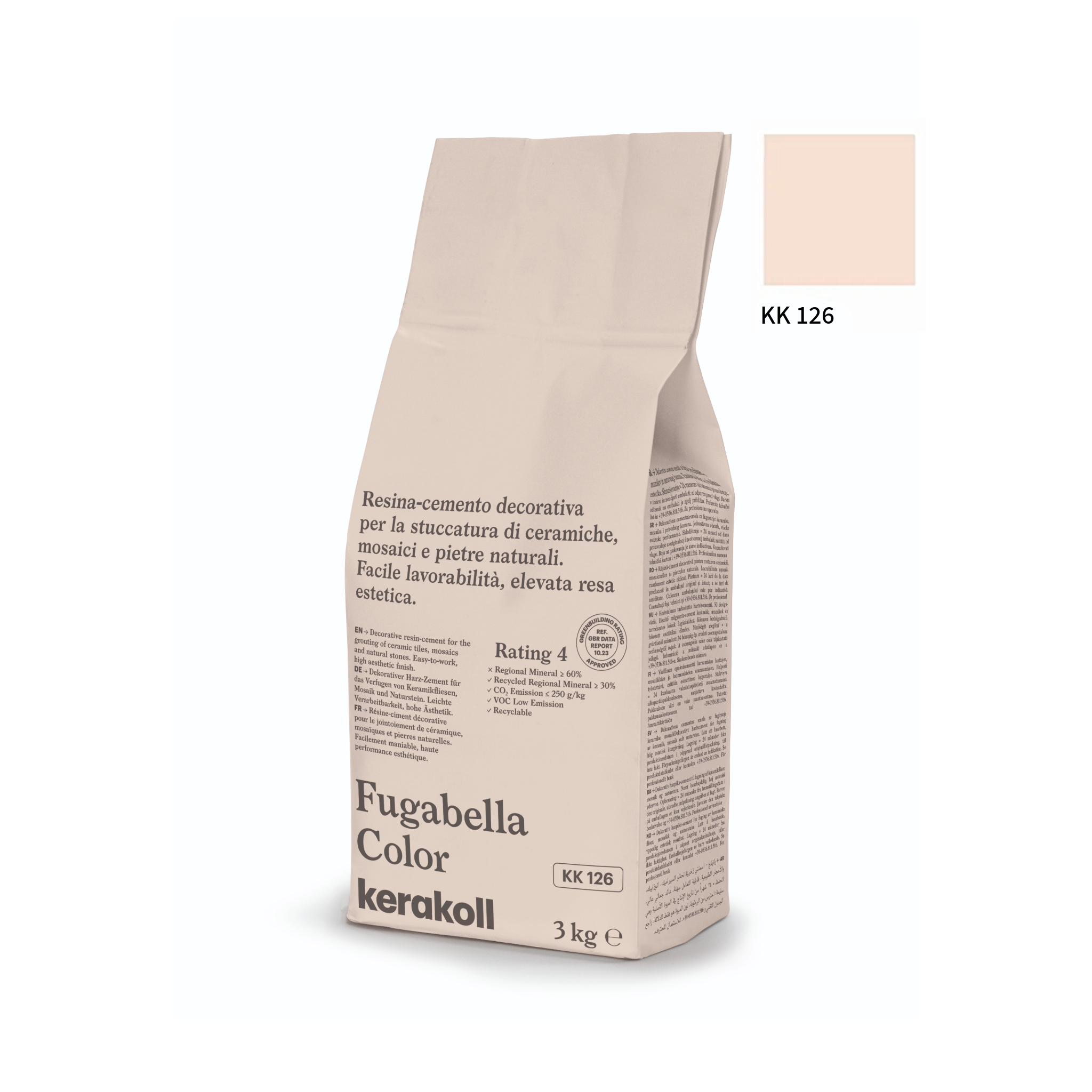 Kerakoll Fugabella Color cementfuge - 50 farver