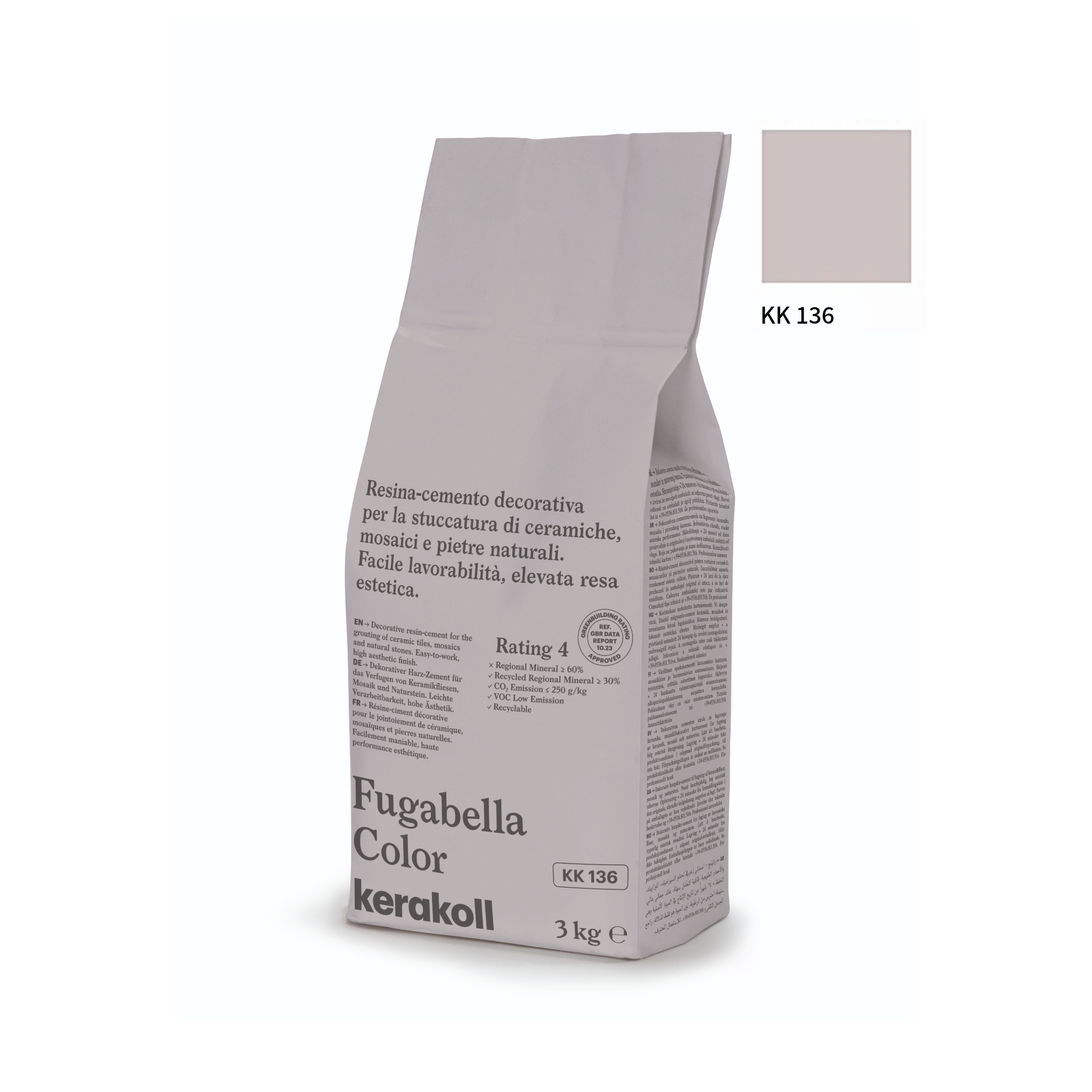 Kerakoll Fugabella Color cementfuge - 50 farver