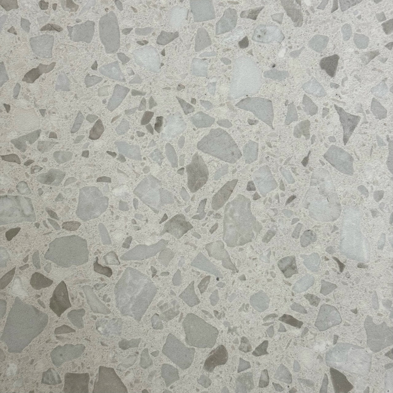 White Sino terrazzolook - 60 x 60 cm (11,52 m2)