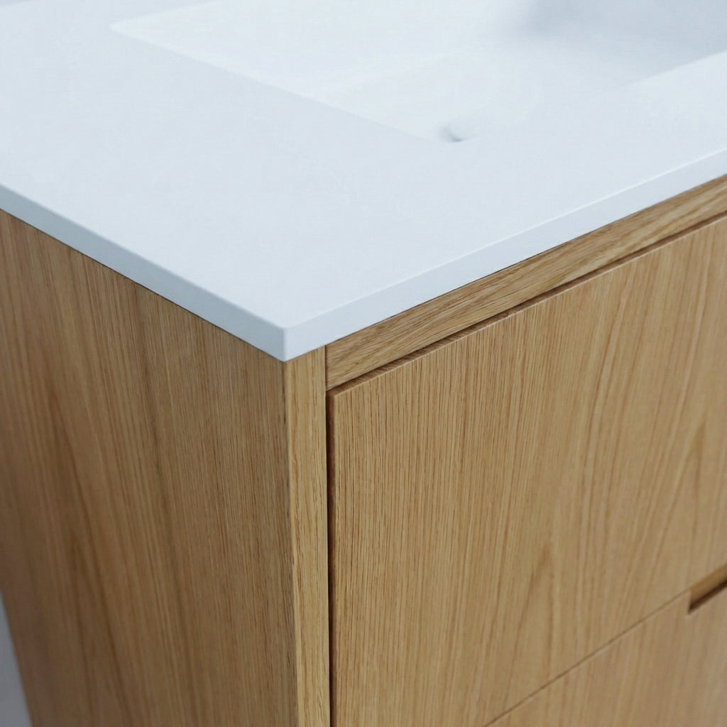 ALMA 3981 Snedker Badmøbel - Lys - 100 x 50 cm