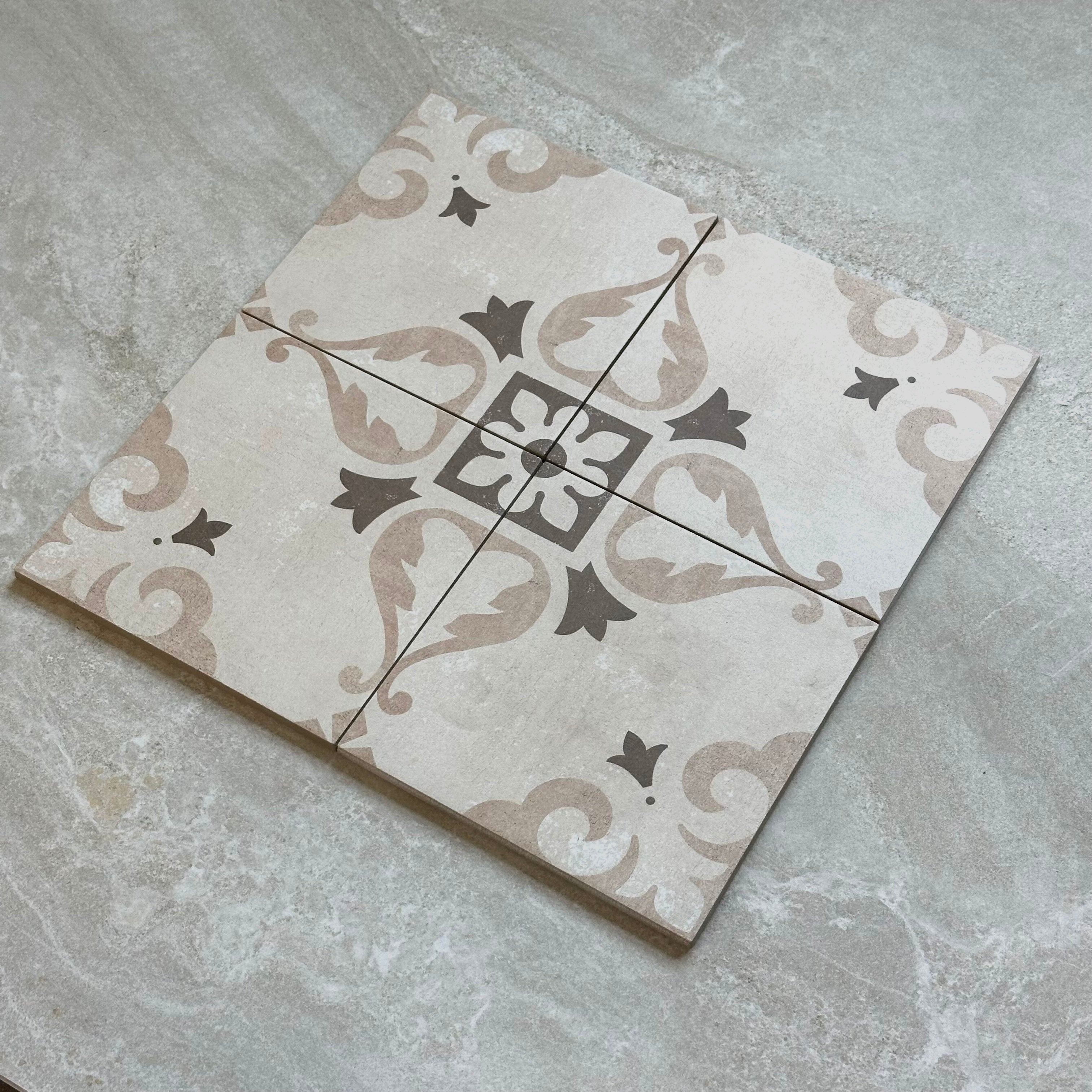 Cemento 2 Beige  - 20 x 20 cm (2,4 m2)