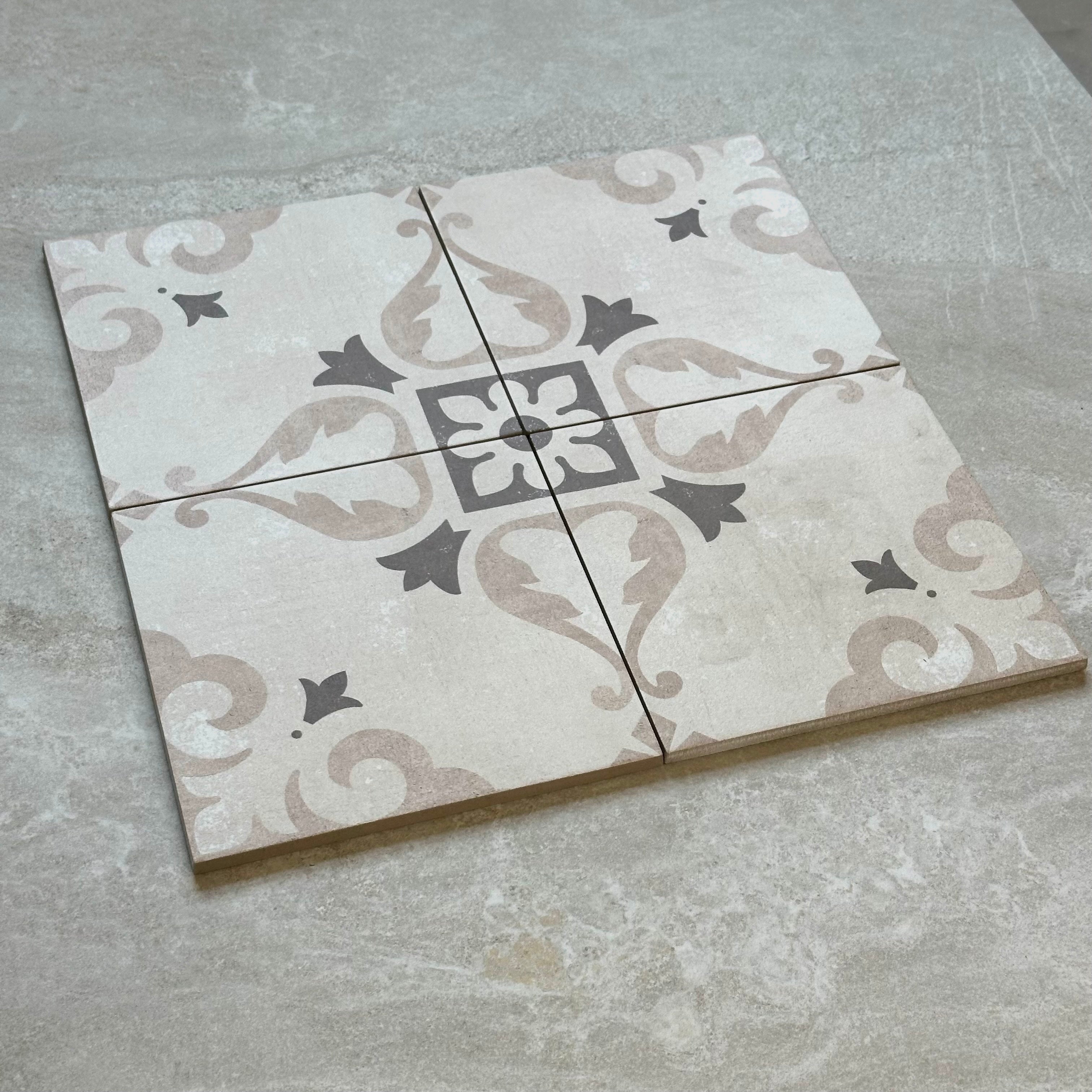 Cemento 2 Beige  - 20 x 20 cm (2,4 m2)