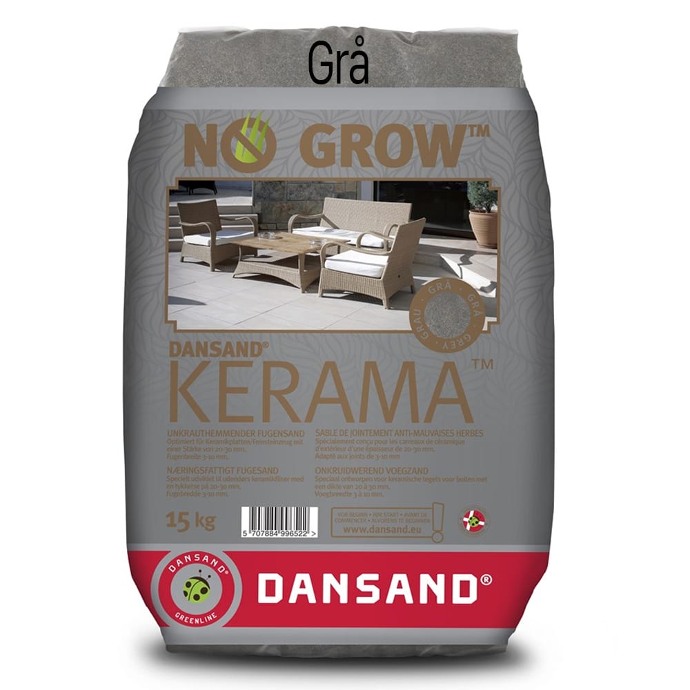 Kerama grå 15 kg