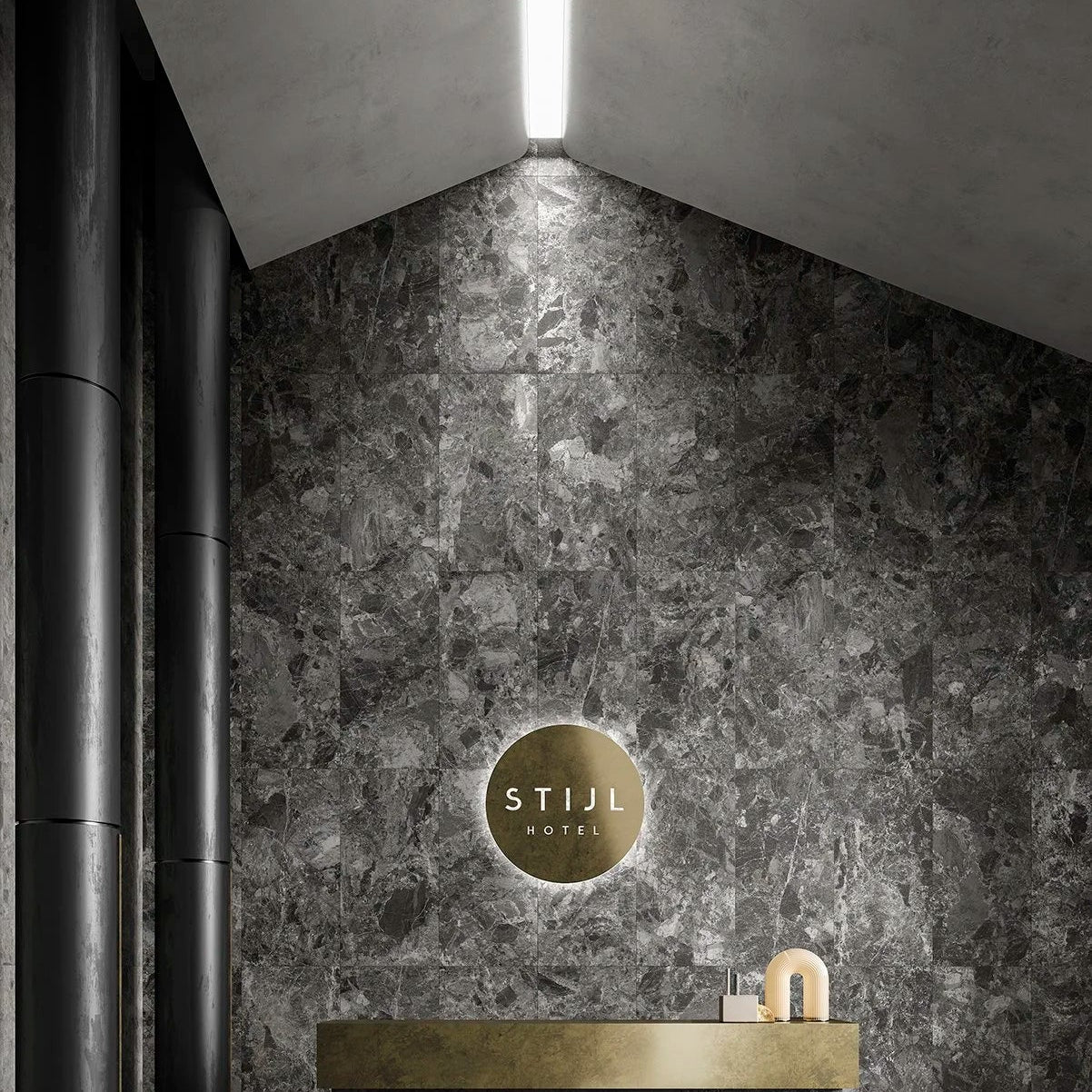 Mudo Grey Dark naturstensflise