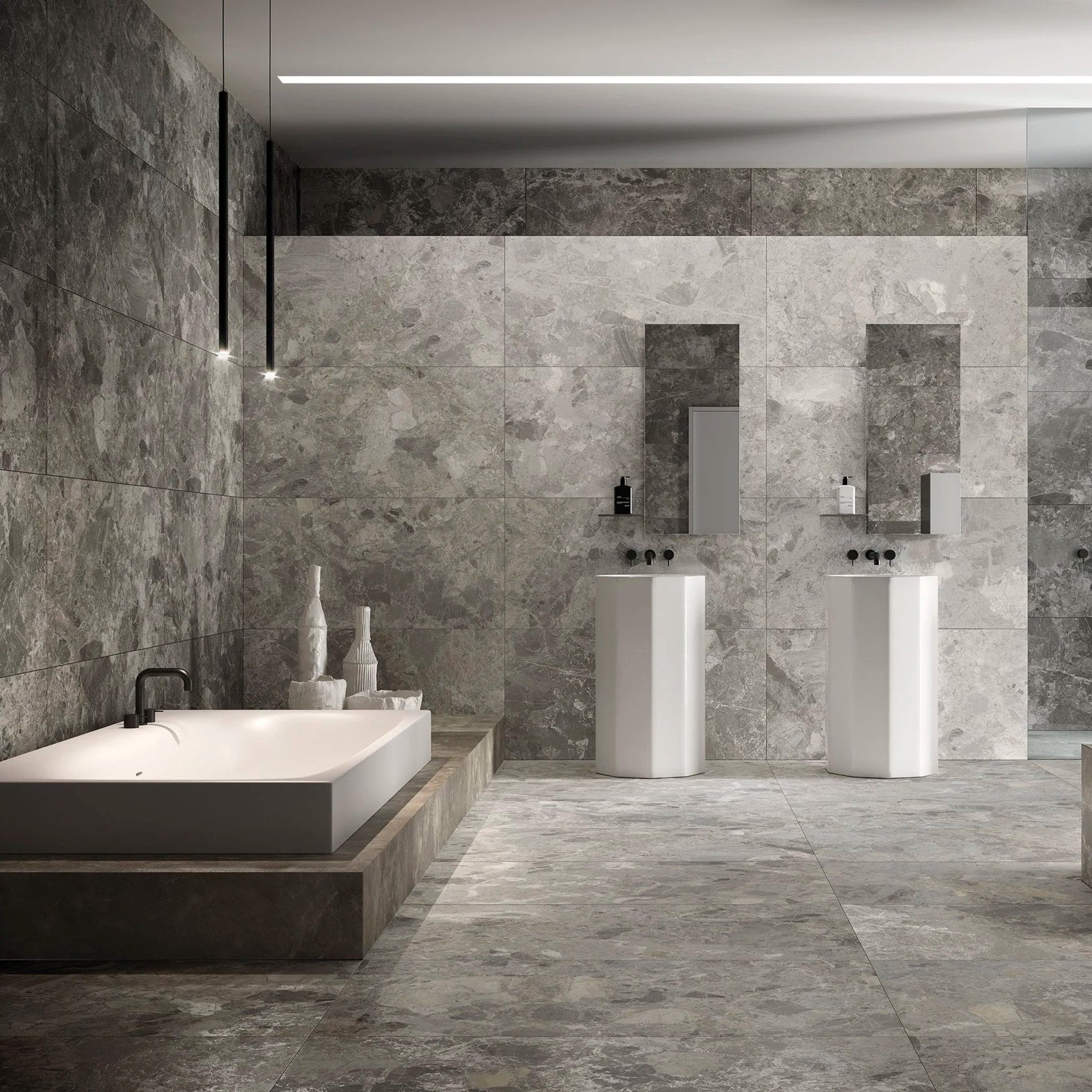 Mudo Grey Dark naturstensflise