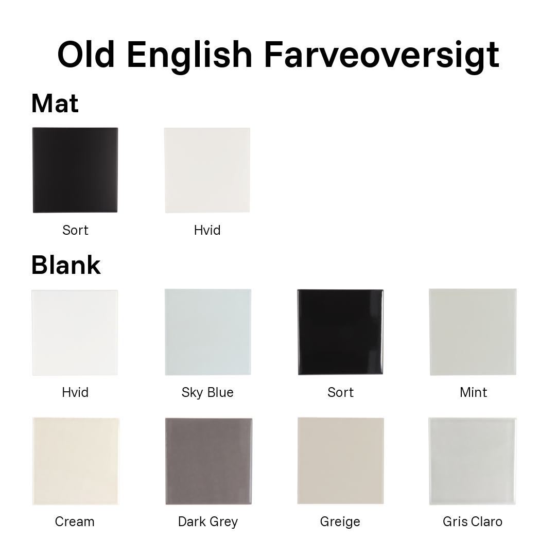 Old English - Decór, væg og gulvfliser