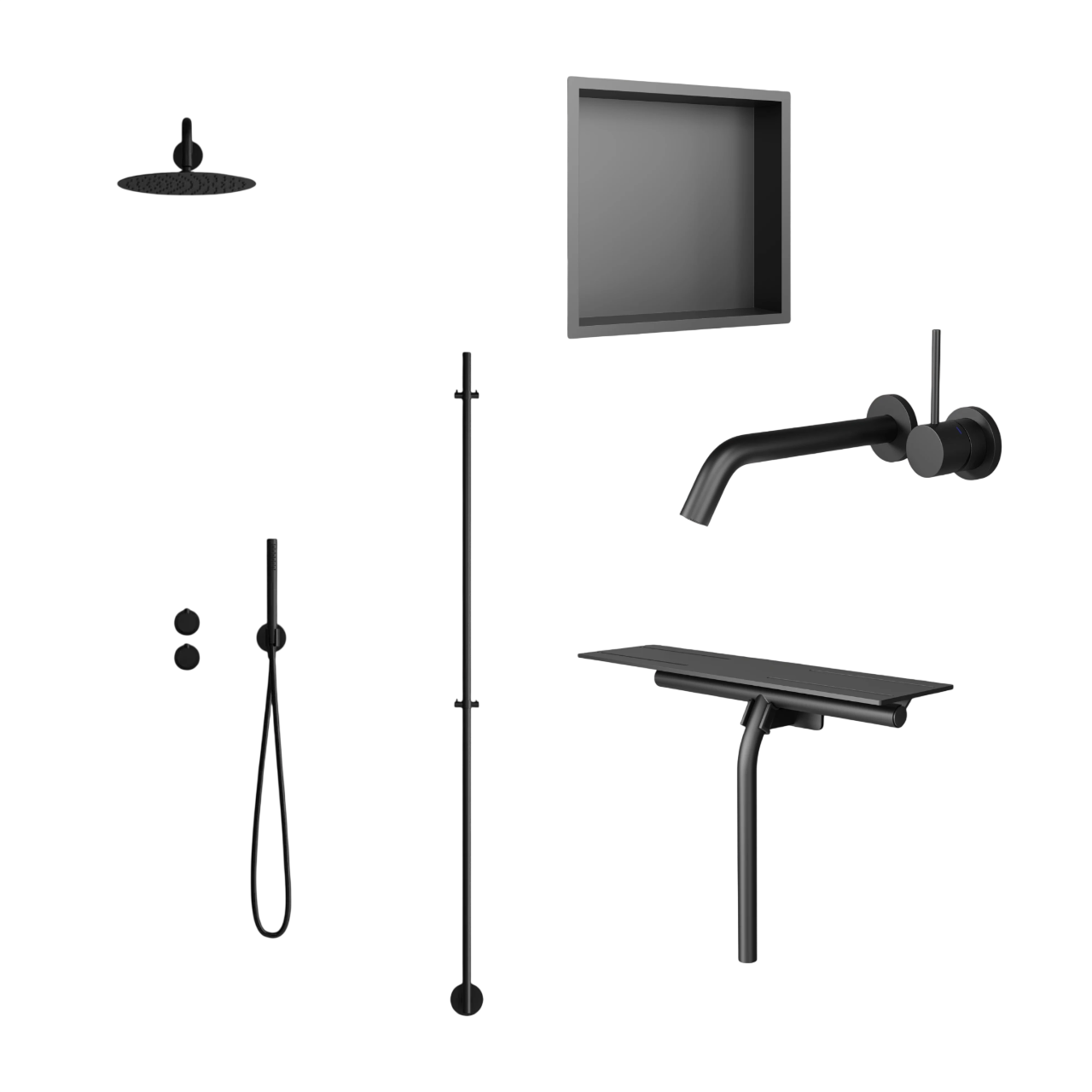 Scandtap Black In Wall Pakketilbud