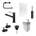 Shadow (Børstet sort stål)