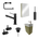 Shadow (Børstet sort stål)