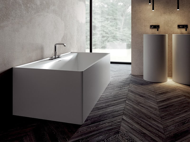 Rimini - On wall badekar - 160×80
