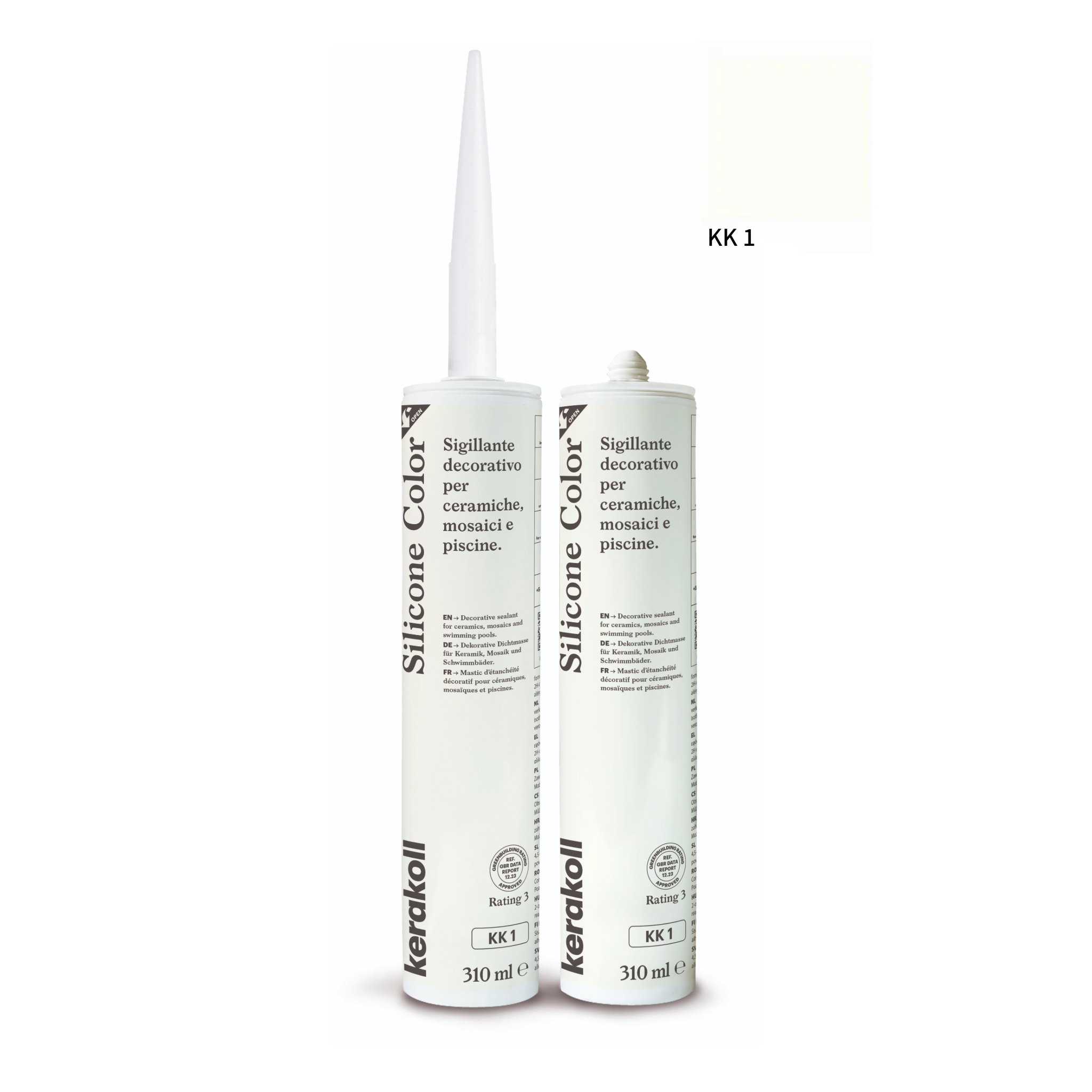 Kerakoll silikone / gummifuge Color i 50 farver