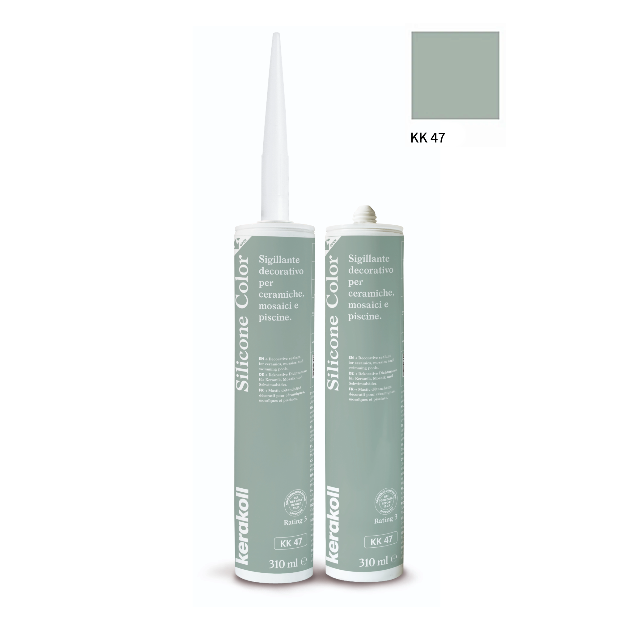 Kerakoll silikone / gummifuge Color i 50 farver