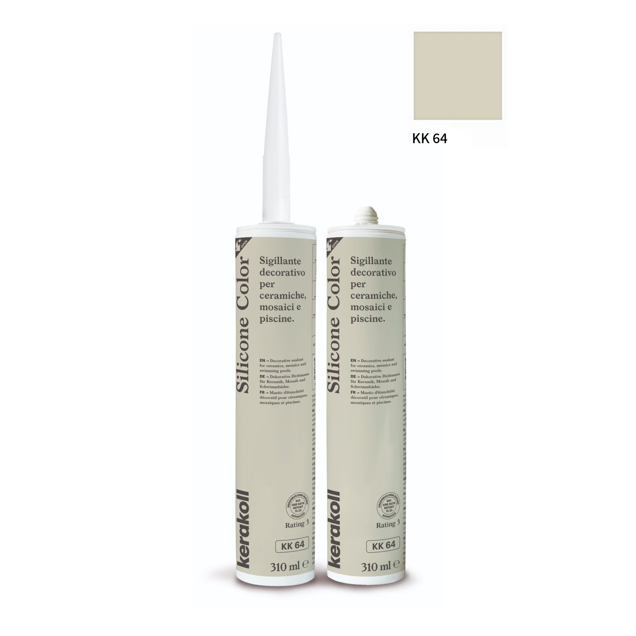 Kerakoll silikone / gummifuge Color i 50 farver