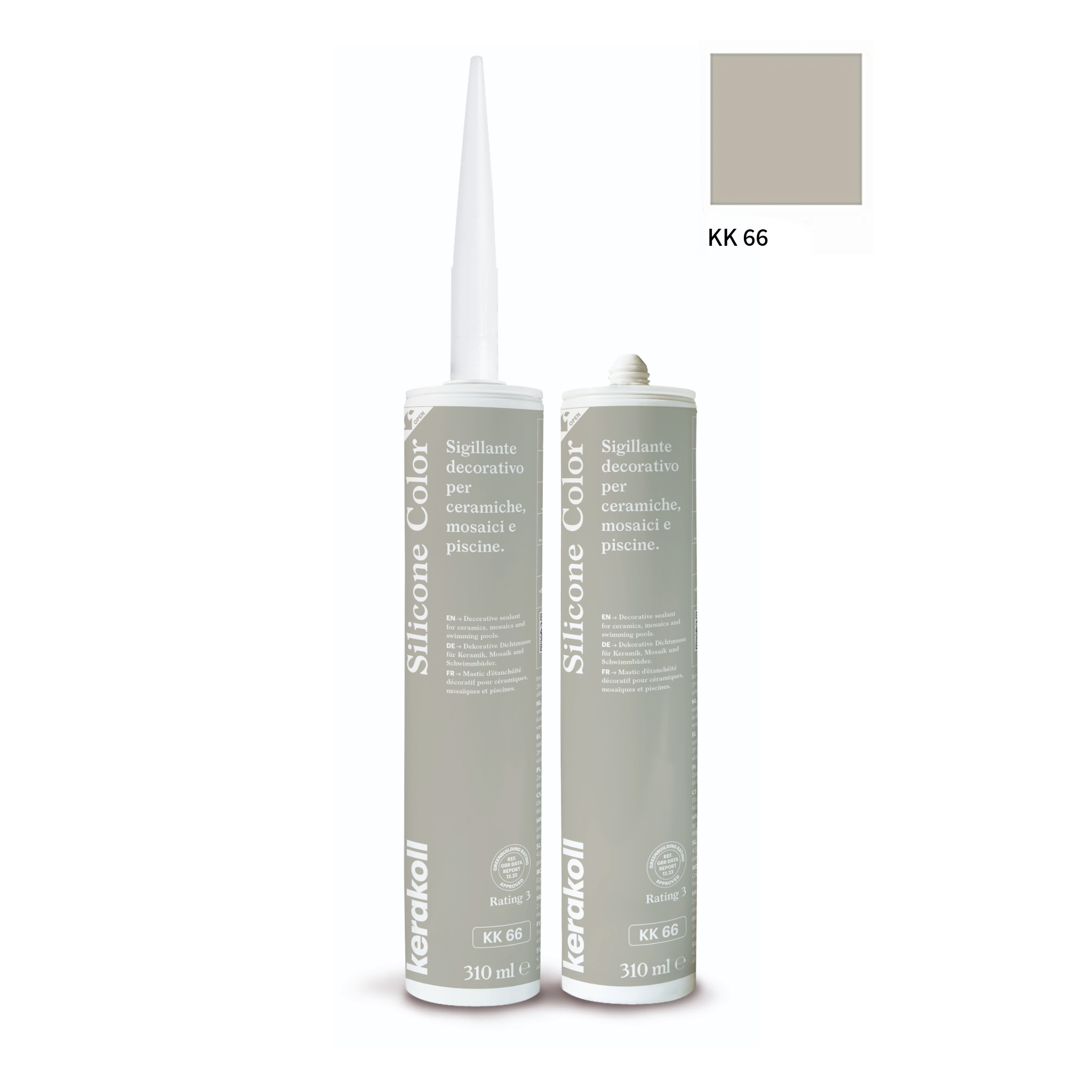 Kerakoll silikone / gummifuge Color i 50 farver