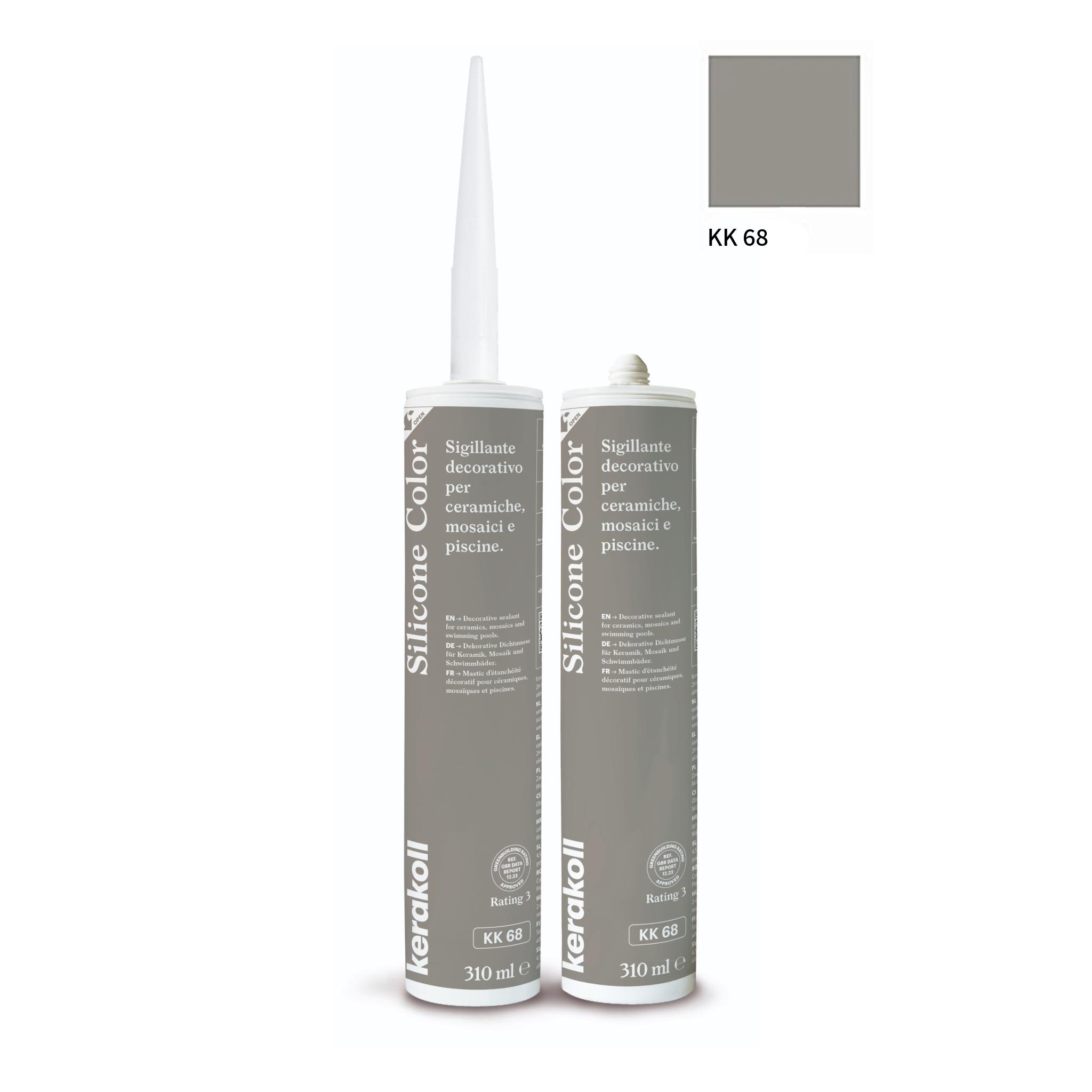 Kerakoll silikone / gummifuge Color i 50 farver