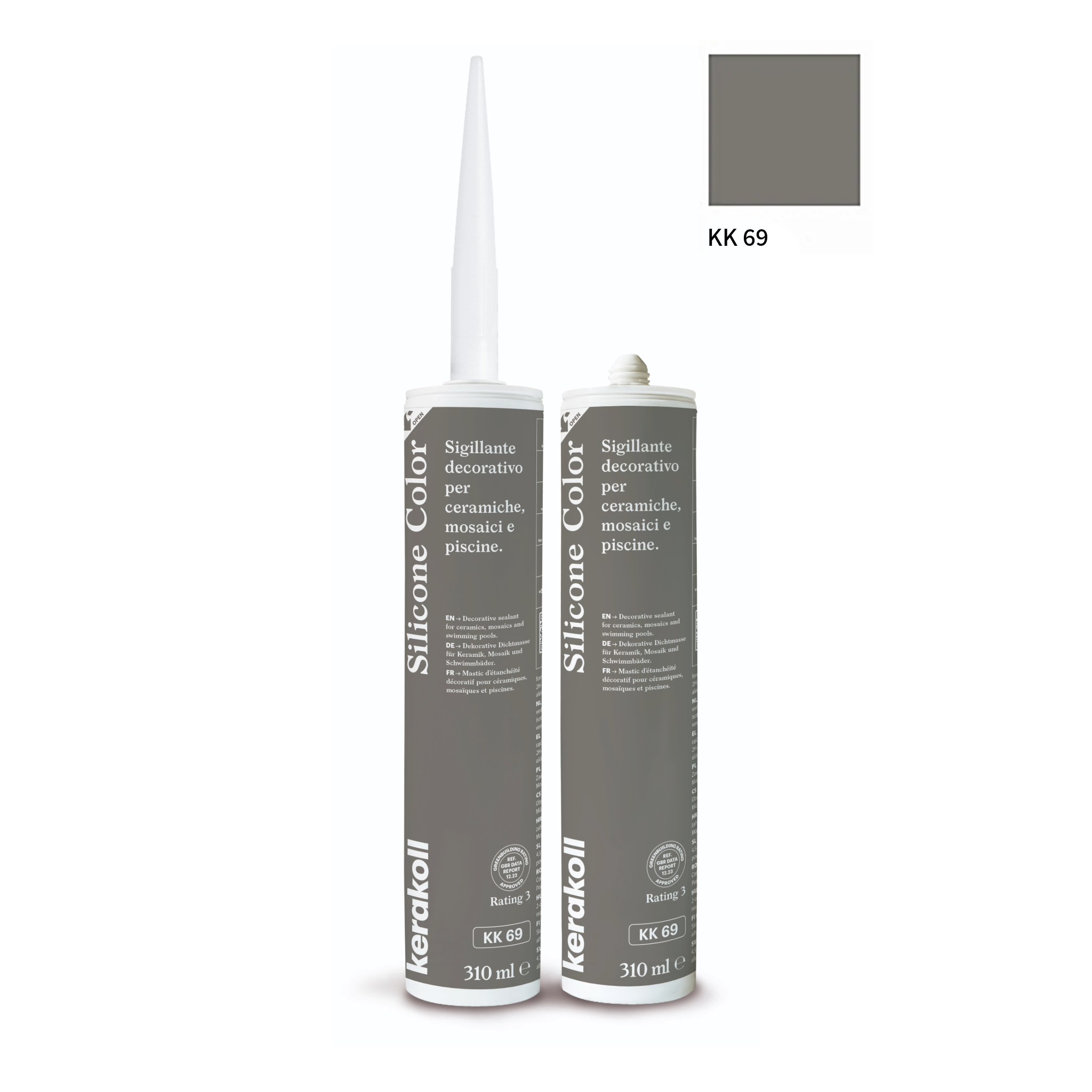 Kerakoll silikone / gummifuge Color i 50 farver