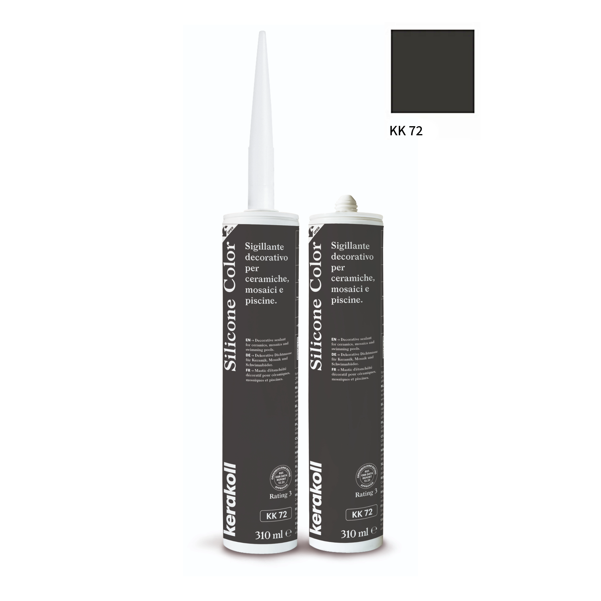 Kerakoll silikone / gummifuge Color i 50 farver