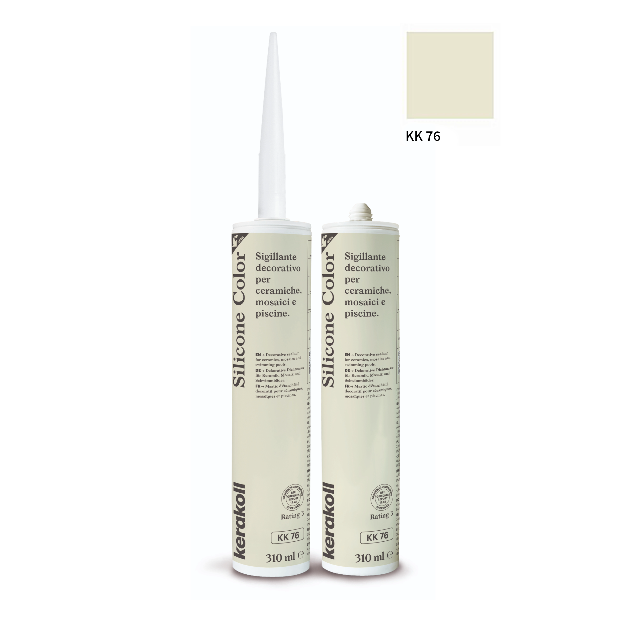 Kerakoll silikone / gummifuge Color i 50 farver