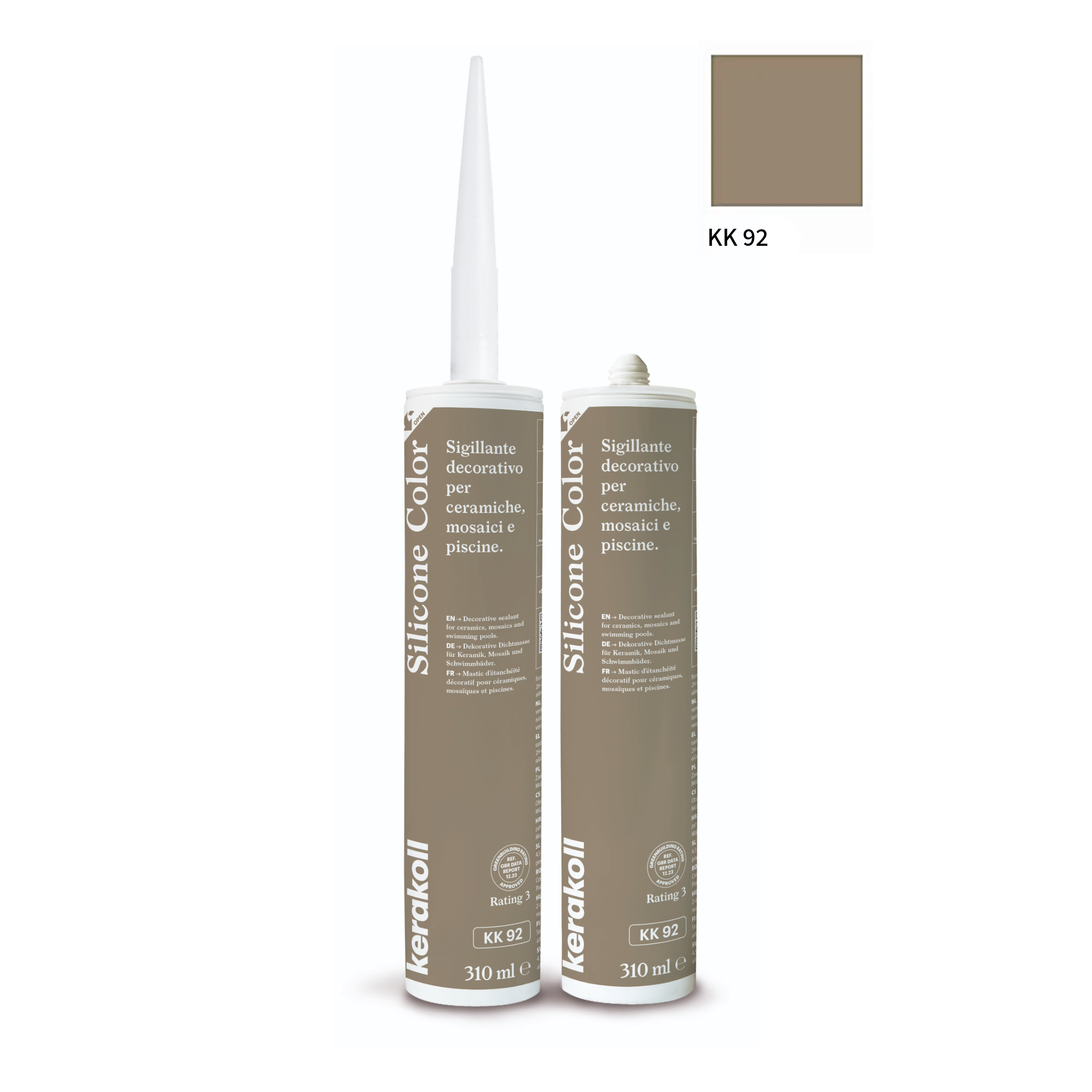 Kerakoll silikone / gummifuge Color i 50 farver