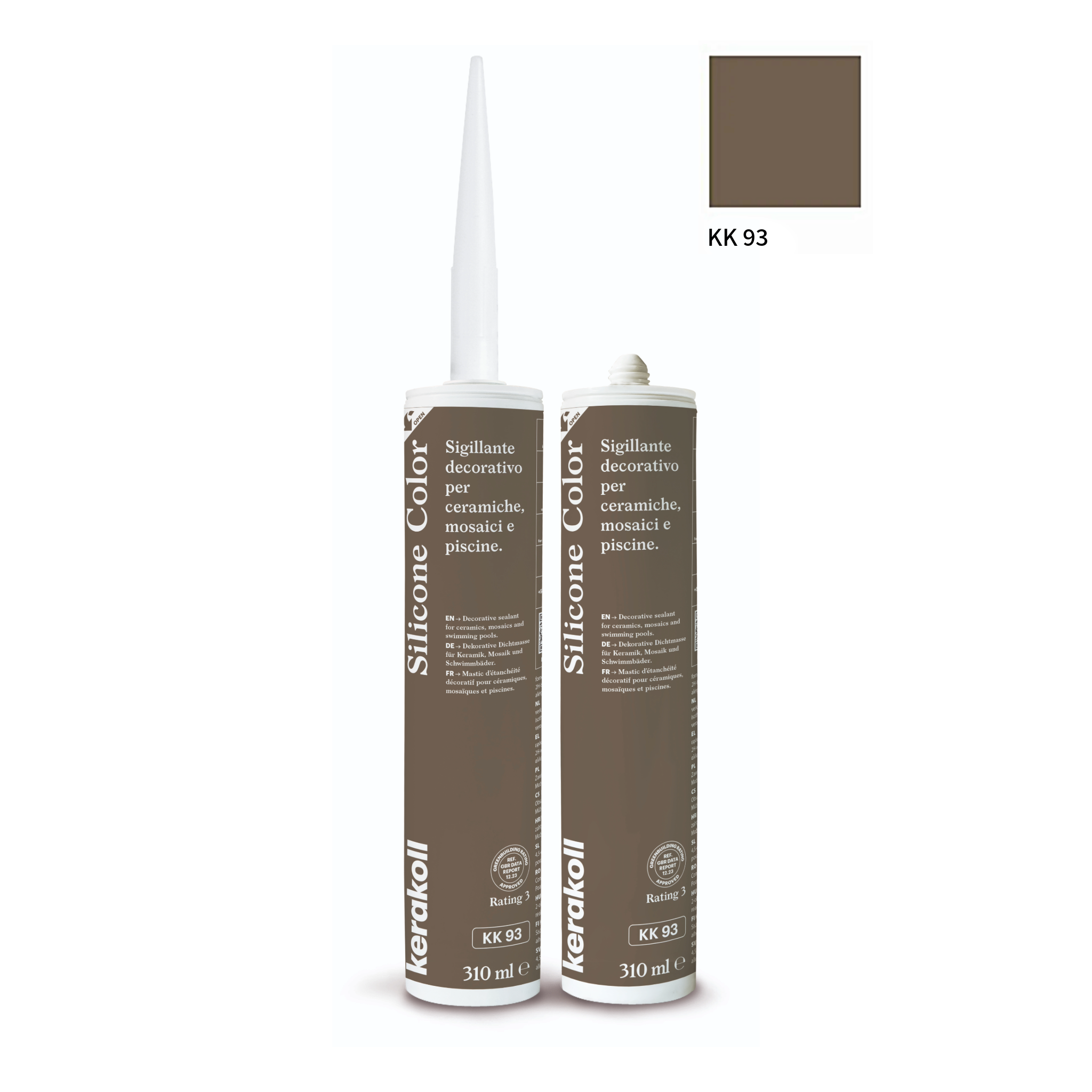 Kerakoll silikone / gummifuge Color i 50 farver