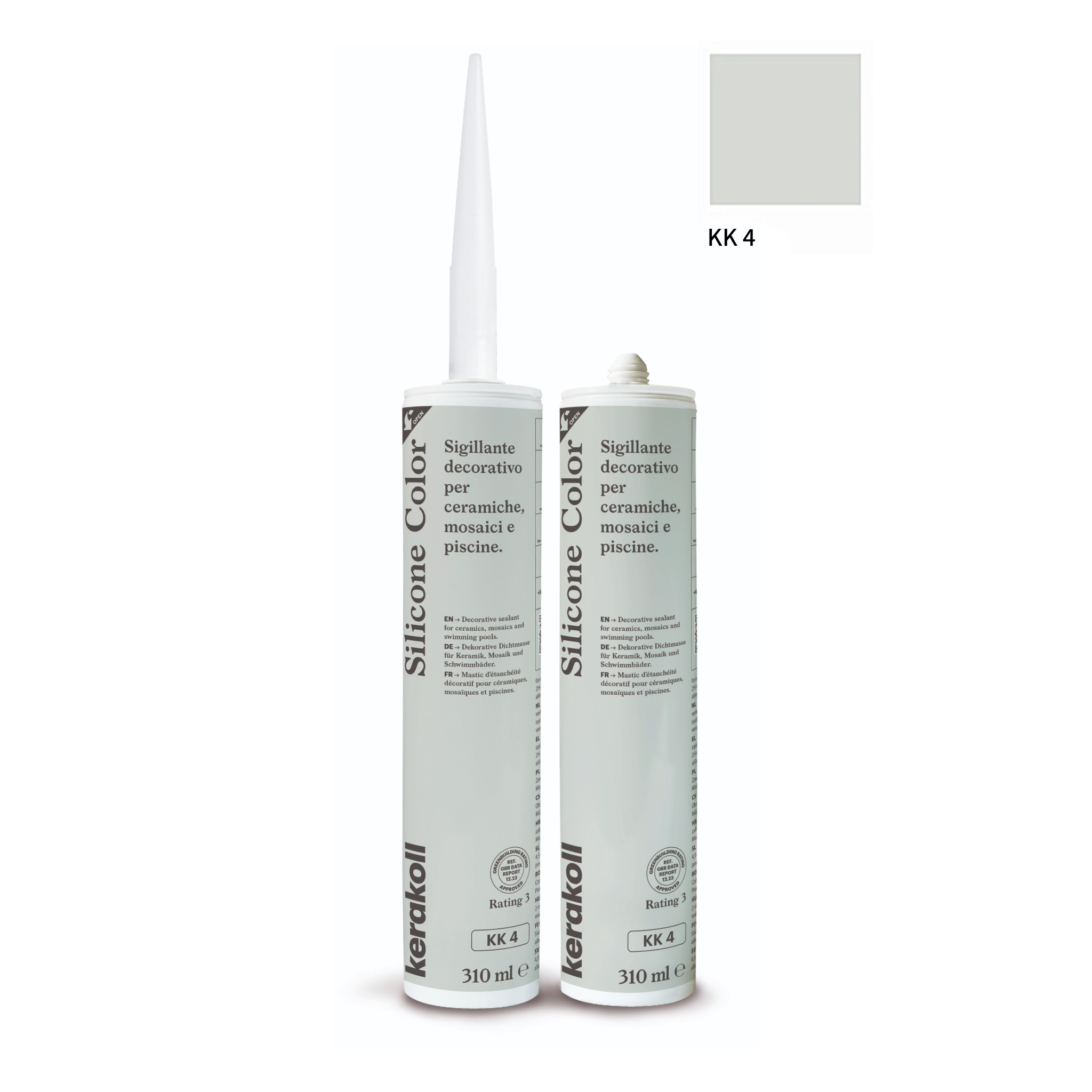 Kerakoll silikone / gummifuge Color i 50 farver