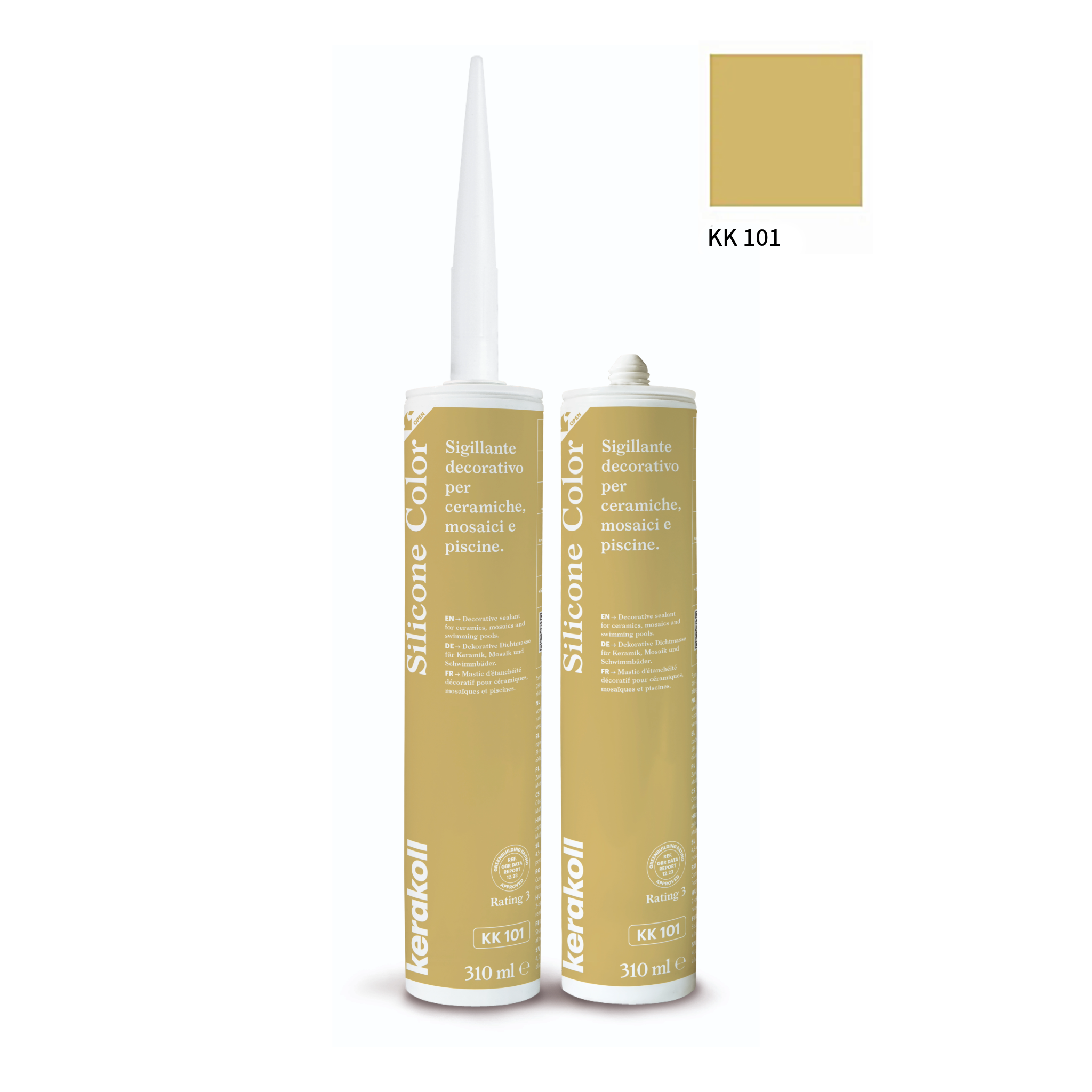 Kerakoll silikone / gummifuge Color i 50 farver