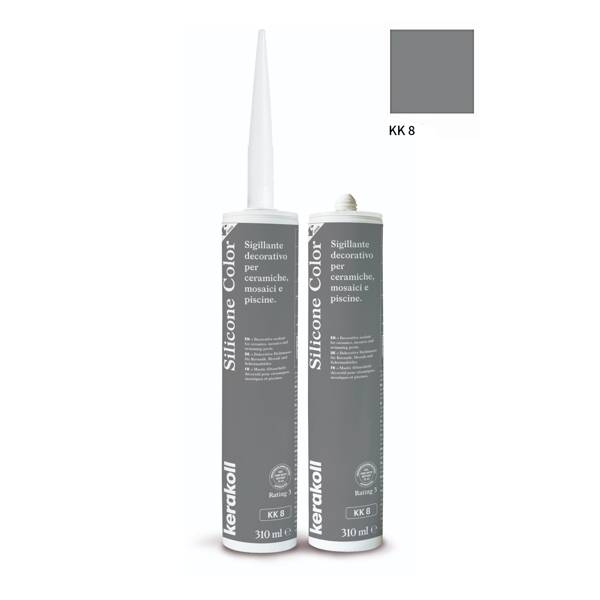 Kerakoll silikone / gummifuge Color i 50 farver