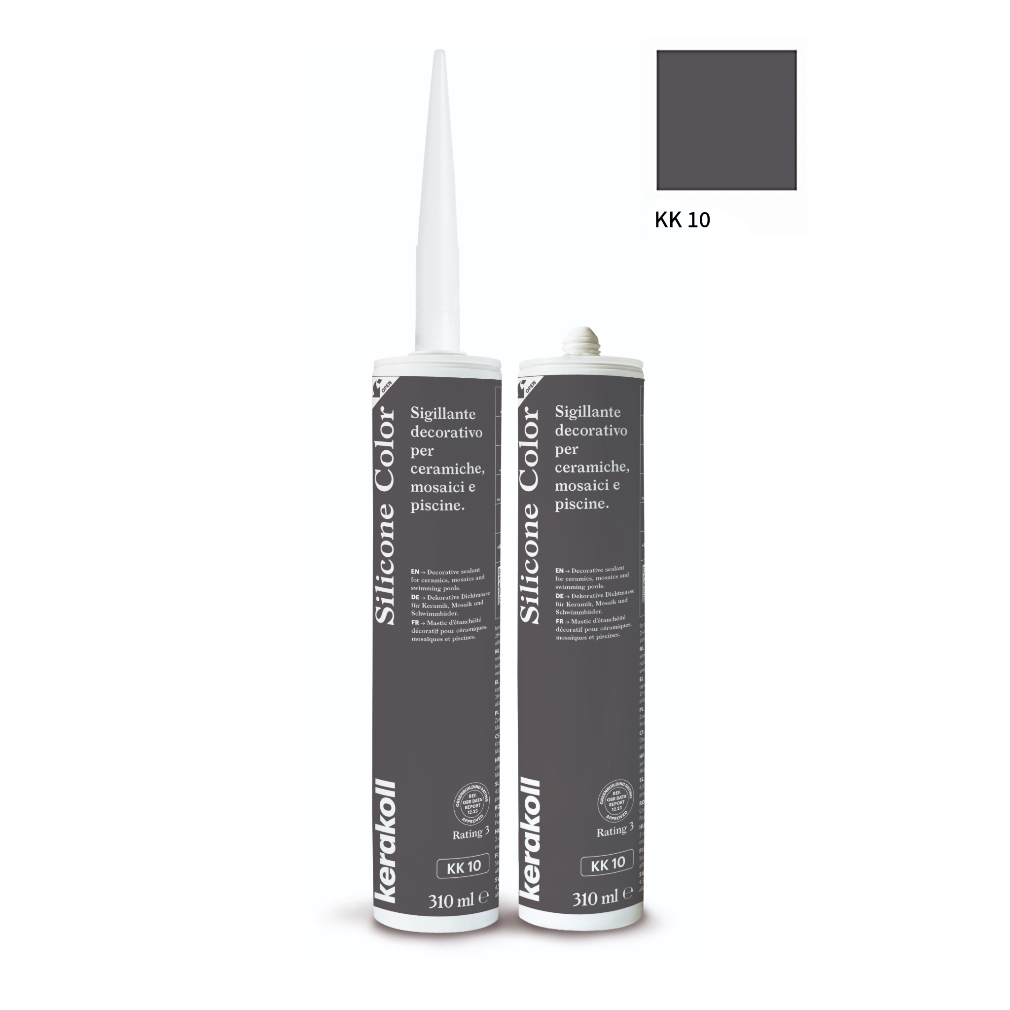 Kerakoll silikone / gummifuge Color i 50 farver