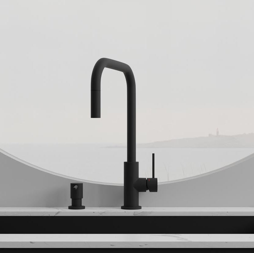 Scandtap Steel Accent Square køkkenarmatur