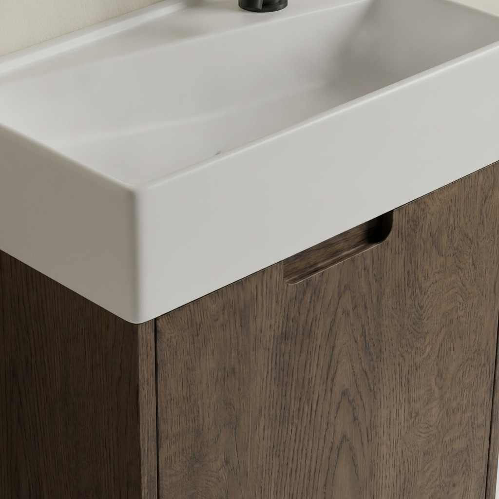 ALMA Mini Snedker Badmøbel - Mørk - 45 x 64 x 28 cm - LIMITED EDITION
