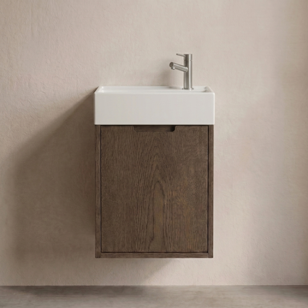 ALMA Mini Snedker Badmøbel - Mørk - 45 x 64 x 28 cm - LIMITED EDITION