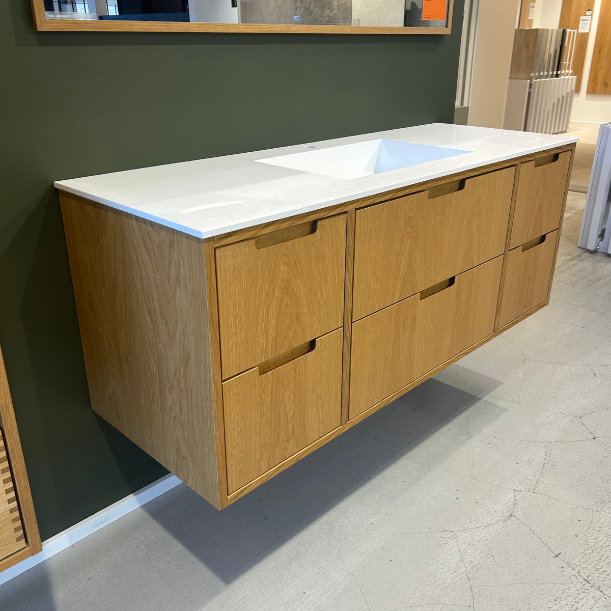 OUTLET - ALMA 3915 Snedker Badmøbel - 140 x 50 cm - Udstillingsmodel