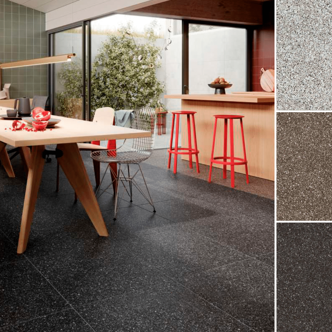 Brio flisen i farven Black