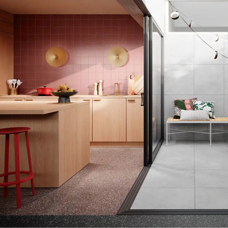 OUTLET - Brio Terrazzo Red - 60x60 cm (5.40 m2)