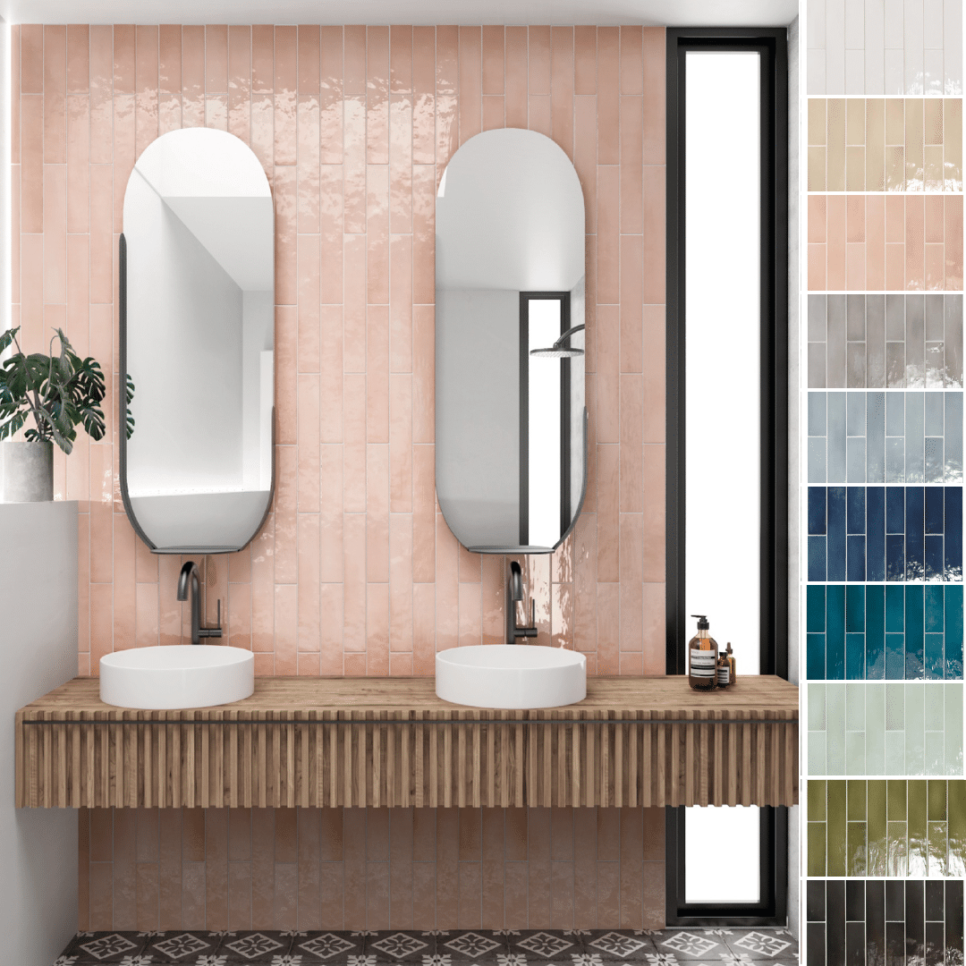 Core flisen i farven Blush Pink