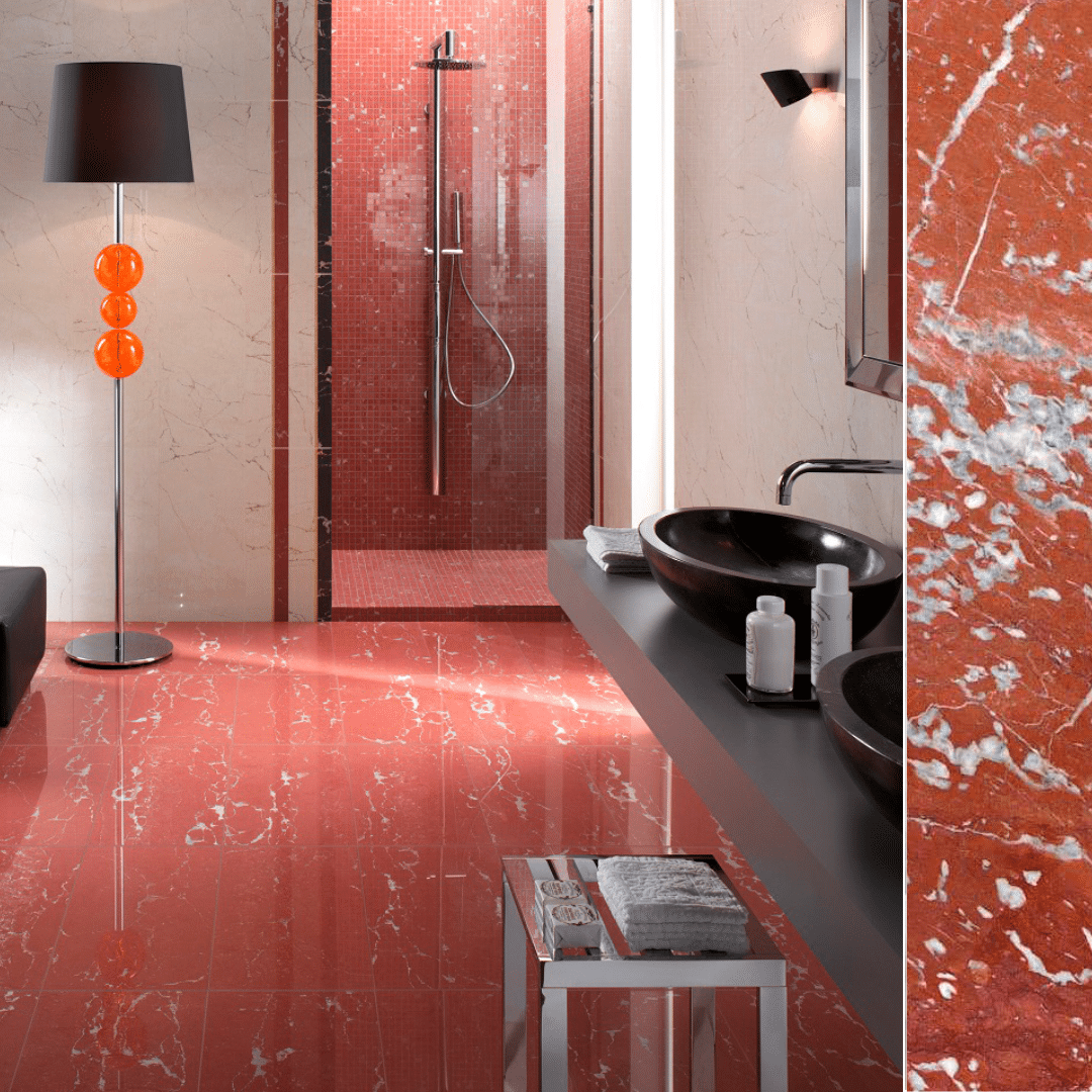 Dolomite Rot Sokkelkant