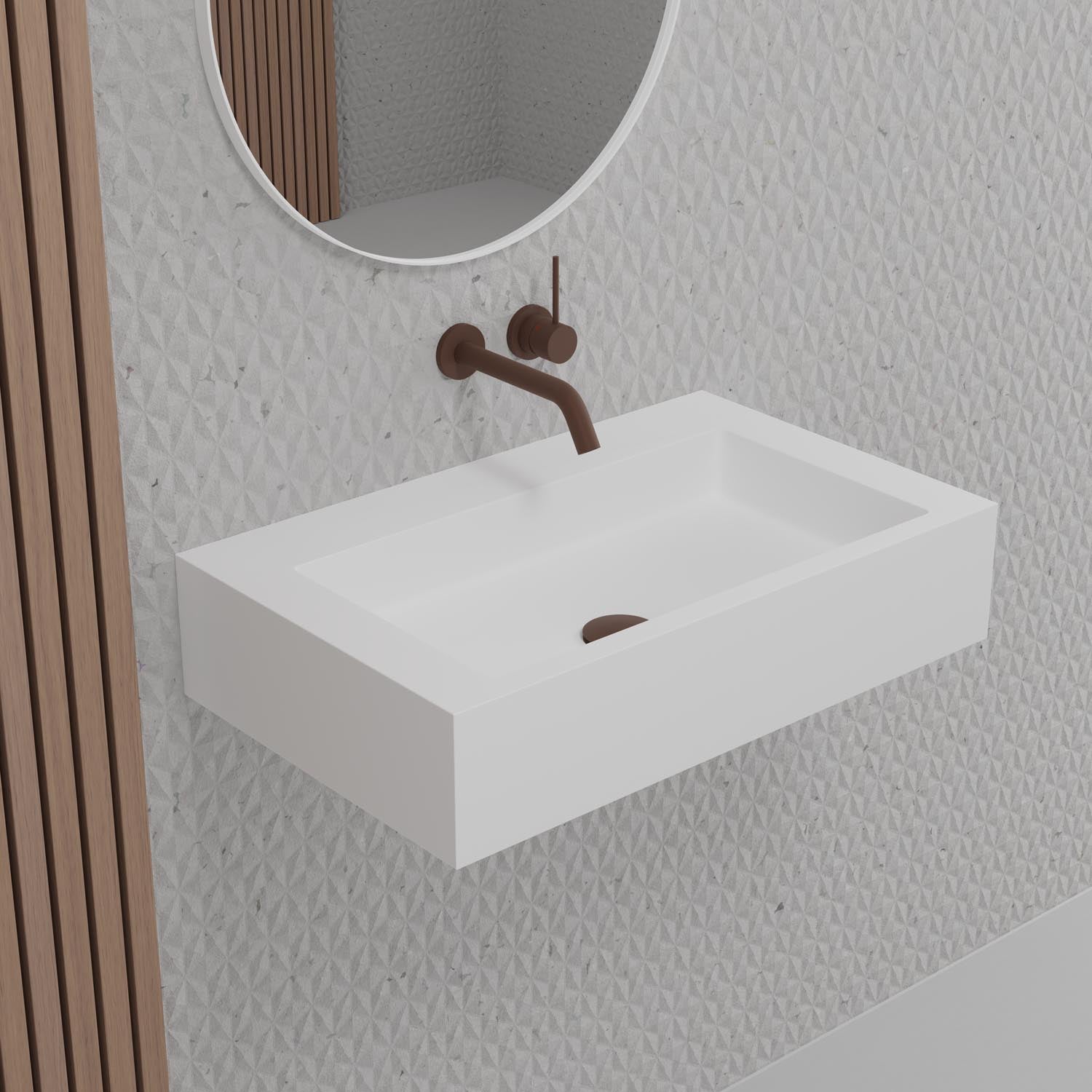 Scandtap SW1 håndvask i Solid Surface