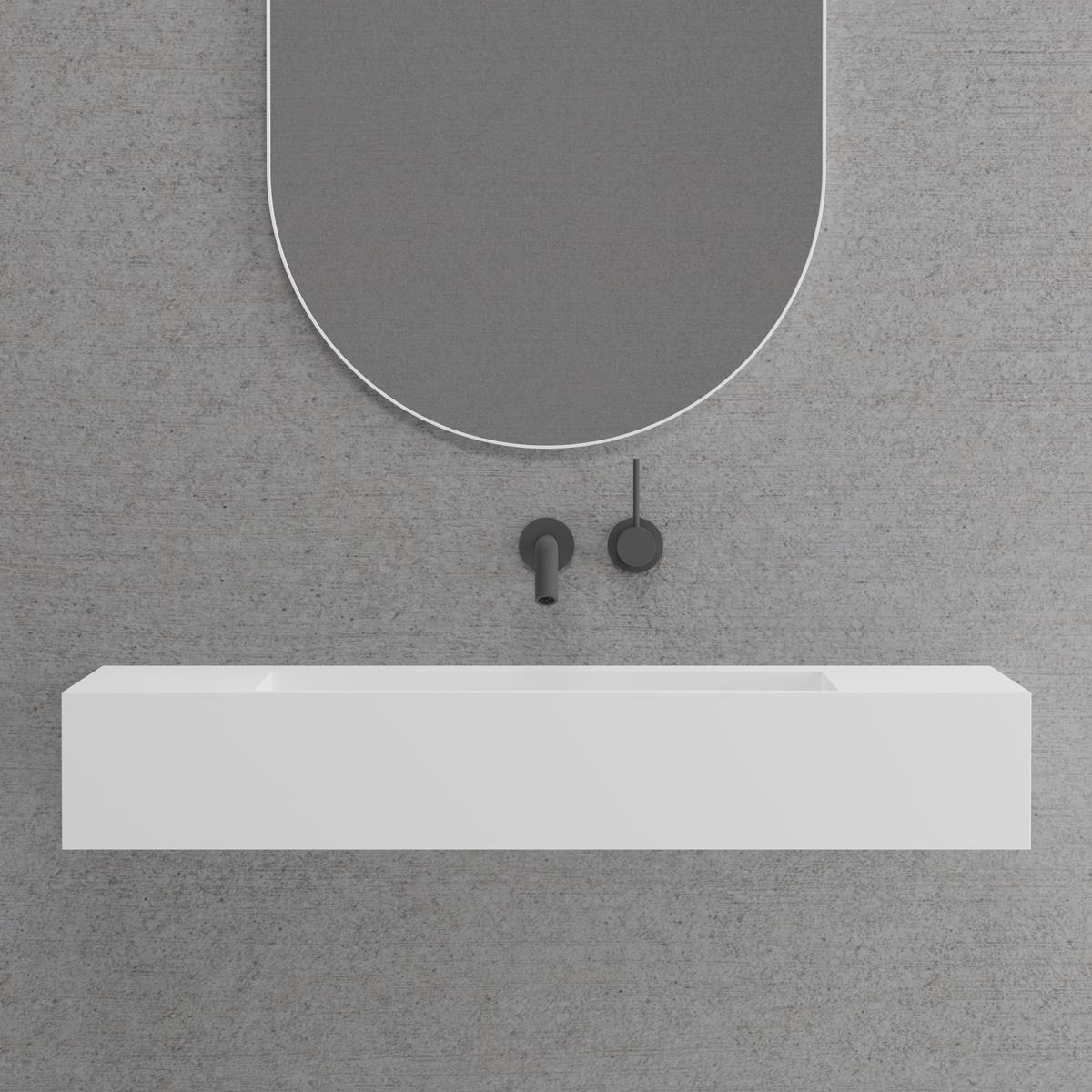 Scandtap SW2 håndvask i Solid Surface