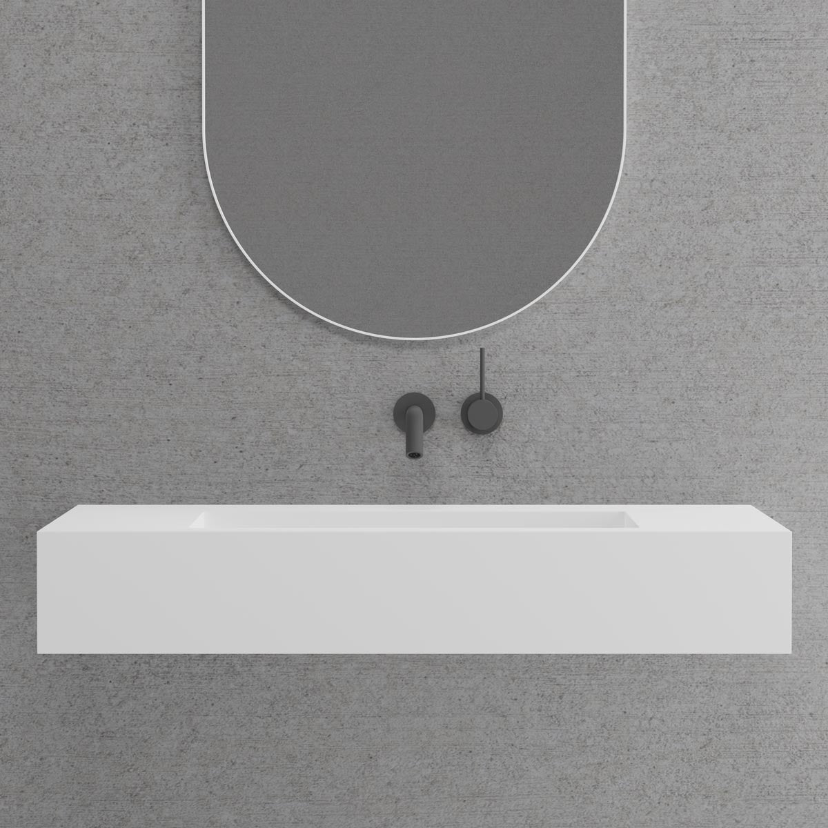 Scandtap SW4 håndvask i Solid Surface