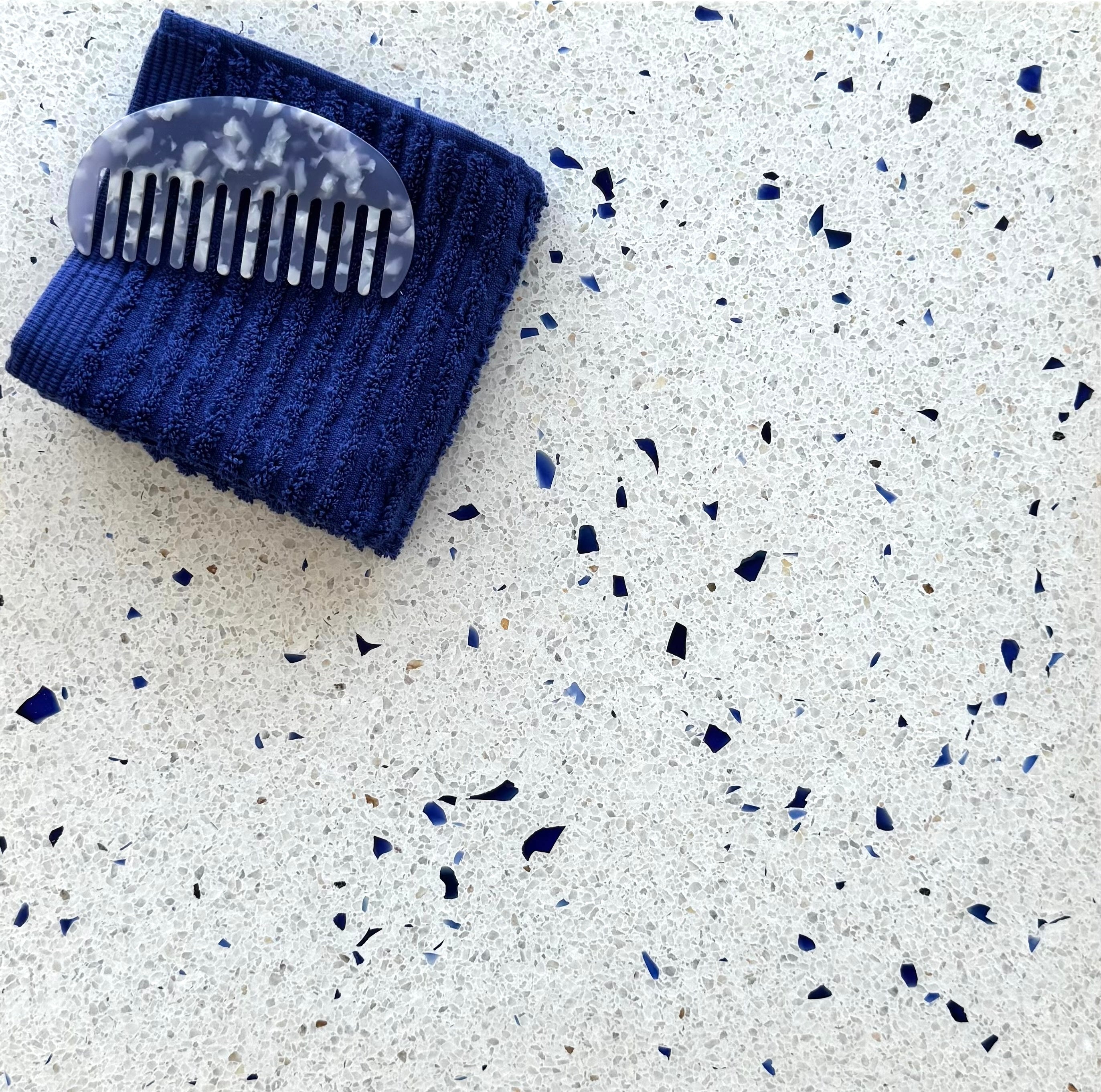 Terrazzo 1511 med lyst, blåt mix