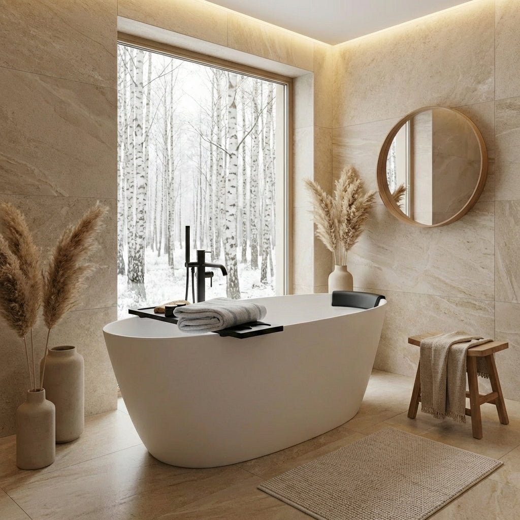 Zefir Medium - Fristående badekar 170 x 75