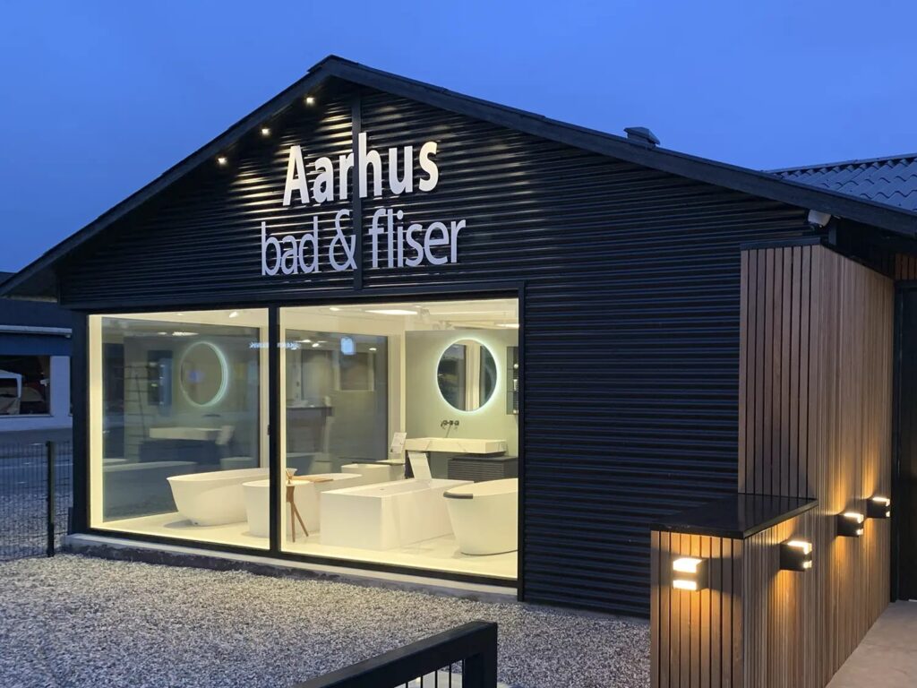 Aarhus Bad & Flisers showroom i Egå