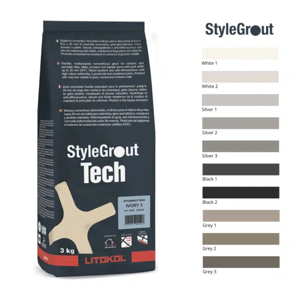 Litokol StyleGrout Tech i kolde toner